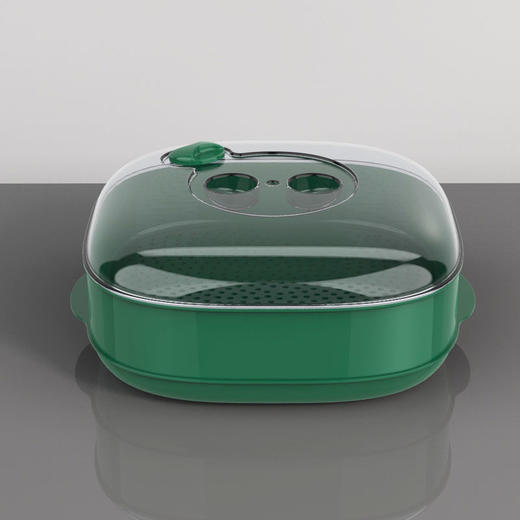 微波炉专用蒸笼包子馒头饺子加热盒带盖家用蒸盒米饭盒蒸饭饭煲 商品图1