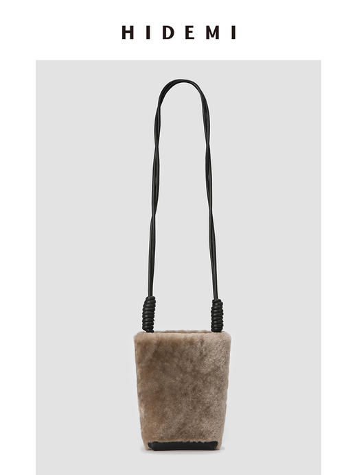 HIDEMI 限定款皮毛一体水桶包中号/可肩背 商品图6