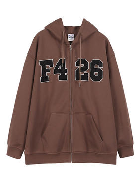 F426/BDWY21AW-2583/四色大LOGO开衫卫衣