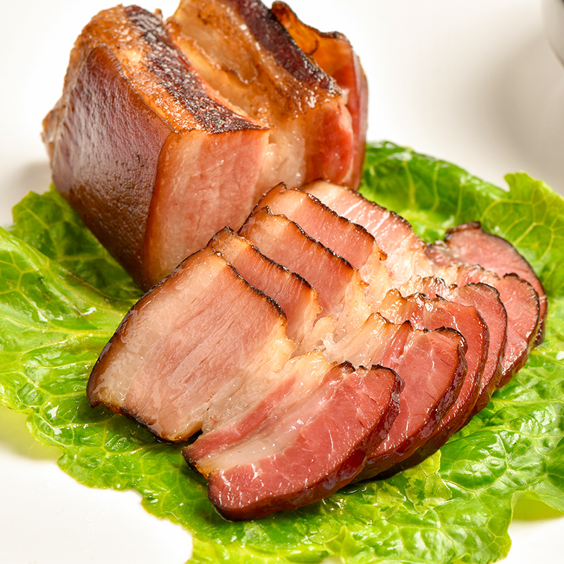 【土家腊五花】腊肉腊五花腊后座农家自制烟熏腊味 500g*袋