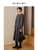 HIDEMI 灰色羊毛廓形设计感露背轻礼服连衣长裙 商品缩略图2