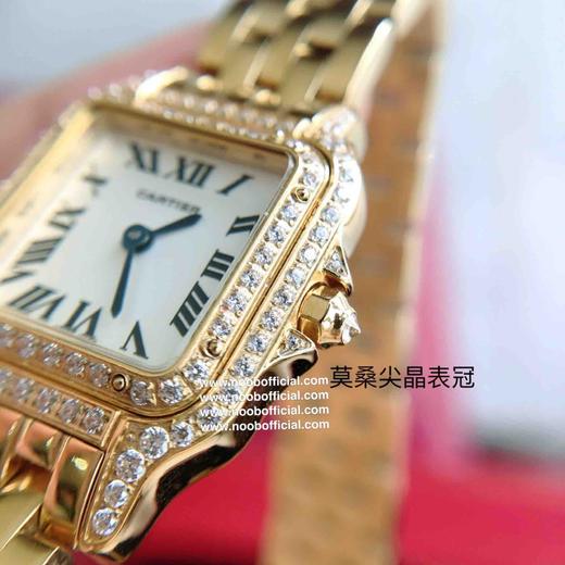原单品质！！！Panthère de Cartier 卡地亚猎豹系列 女装表款，朗达瑞士进口石英机芯。316L精钢表壳，尺寸：宽度22mm 长度30mm 厚度6mm 商品图4
