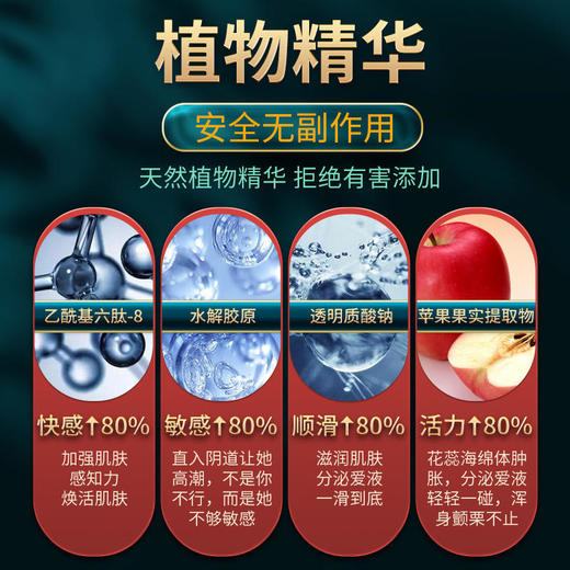 【现时赠送嗨玩套装】交悦旗舰款涨潮水亚洲小姐-李宓儿为女性初体验代言6０％女性第一次用喷水一分钟起效高潮不断私处蠕动夹吸 商品图5