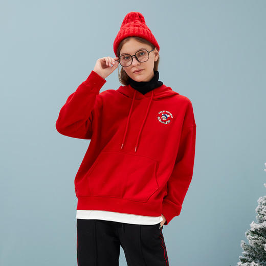 衣恋圣诞款柯基帽衫EEMTB4CC6C 商品图7