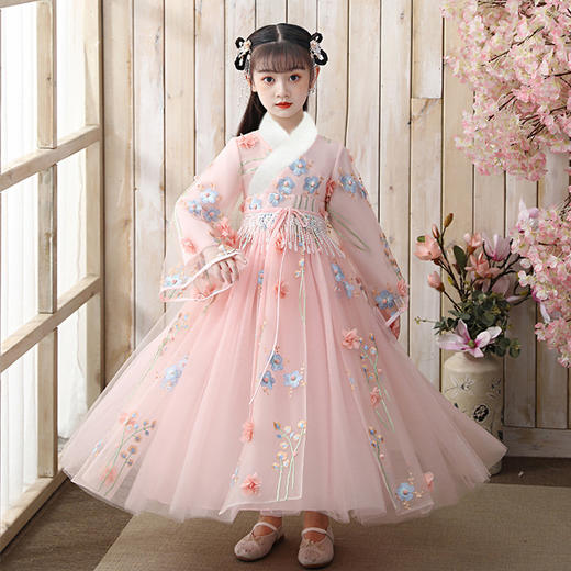 中国风女童拜年服唐装冬加厚仙襦裙  6626 商品图8