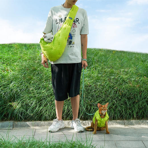 zeze猫包外出便携包背猫袋斜挎外出包狗包猫书包背包猫咪宠物用品 商品图1