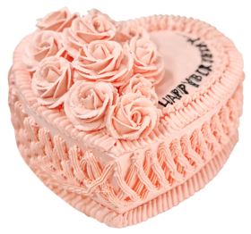 【人气款】红粉佳人生日蛋糕-爱情飘散在玫瑰味的空气中