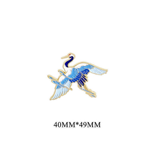 中国风文艺金属胸针新年徽章吉祥如意衣物装饰领针复古风胸章别针 商品图7