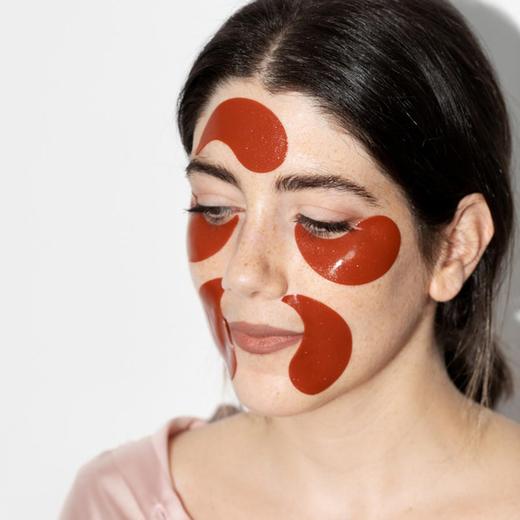 韩国 SHANGPREE香蒲丽 海藻/红参凝胶眼膜 2盒（30对+30对） 商品图3