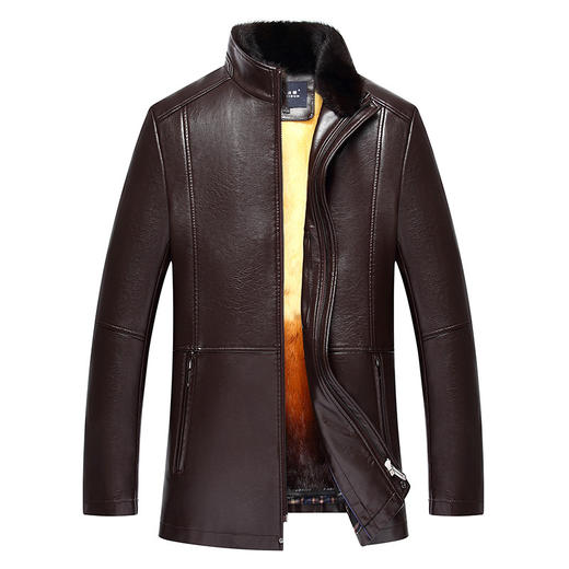 秋冬新款皮衣夹克男新款派克服男士内胆夹克皮衣外套 商品图4
