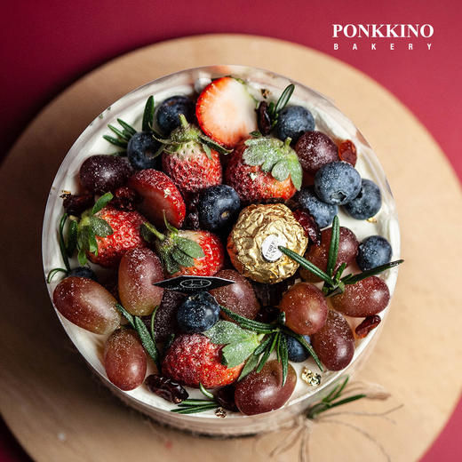 红丝绒乳酪半裸奶油蛋糕 商品图0