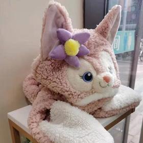 卡通围巾帽子手套3件一体日系超可爱毛绒围脖【12月22日发完】