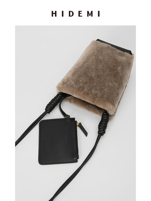 HIDEMI 限定款皮毛一体水桶包中号/可肩背 商品图7