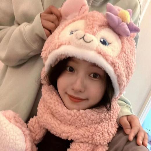 卡通围巾帽子手套3件一体日系超可爱毛绒围脖【12月22日发完】 商品图5