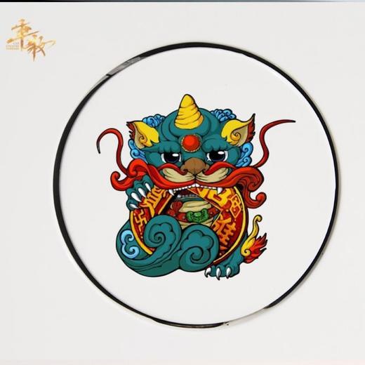 国潮个性创意车贴平安符遮盖保险杠划痕电动车摩托车车门贴后窗贴 商品图6