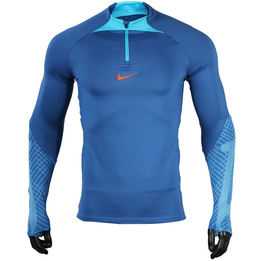 NIKE/耐克足球光板半拉链长袖套头训练服成人男DH8733407 商品图4