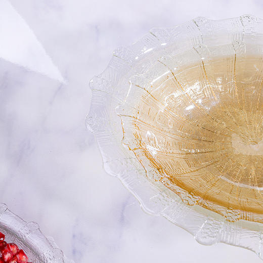 顺祥帕里加厚玻璃椭圆碗创意水果盘 商品图4