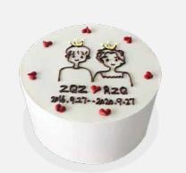 爱的告白-6寸进口动物奶油 商品图0