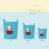 【大号+小号】卡通脏衣篓儿童玩具收纳桶可爱玩具收纳筐大号脏衣桶折叠脏衣篓 商品缩略图5