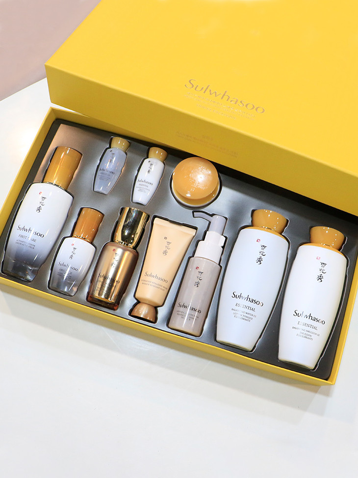 sulwhasoo雪花秀滋盈肌本水乳全明星护肤礼盒10件套新旧包装随机发货