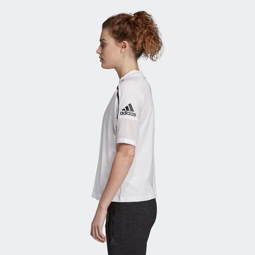 1折秒杀（C）adidas/阿迪达斯 女装夏季运动型格圆领短袖T恤 DX2489  非质量问题 不退不换 商品图2
