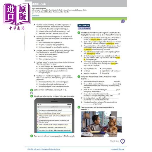 【中商原版】剑桥Complete First Third Edition Self-study Pack FCE考试 B2自学套装 学生用书练习册有答案配音频 商品图2