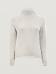 Miasuki - Arion Cashmere Chunky-Knit High-Neck - Off-White - 女装 - 针织衫 - 白色 商品图0