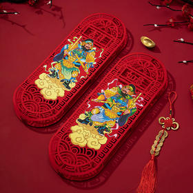 门神对联2022年春联虎年春节新年创意农村防盗门画门贴尉迟恭秦琼