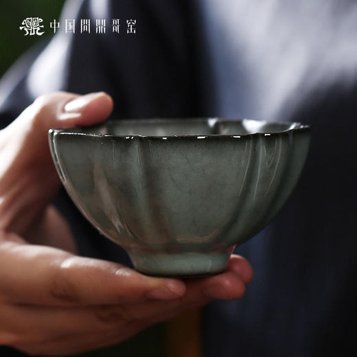 问鼎哥窑锦绣宋纹葵盏杯（缺货） 商品图1