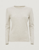 Miasuki - Faran Cashmere Round-Neck Layer  - Ash White - 女装 - 针织衫 - 灰白 商品缩略图0