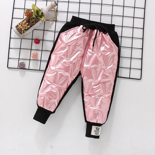 【聚暖锁温 简约洋气】冬季新款加绒加厚裤儿童裤子小童百搭休闲棉裤男童女童保暖裤童装 商品图6