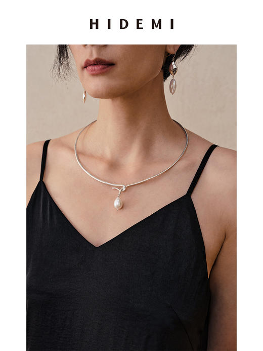 HIDEMI 异形珍珠简约项圈 商品图1