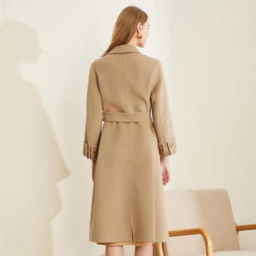 LH964斯尔丽瑟俪[专柜同款]2021新款微落肩宽松短款羊毛大衣女 商品图1