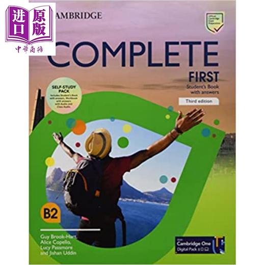 【中商原版】剑桥Complete First Third Edition Self-study Pack FCE考试 B2自学套装 学生用书练习册有答案配音频 商品图0