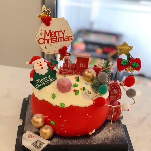 圣诞小火车（进口淡奶油➕水果夹层）提前5小时预定 商品图0