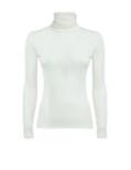 Miasuki - Dulcie Cashmere-Silk Turtle-Neck Layer - White - 女装 - 针织衫 - 白色 商品图0