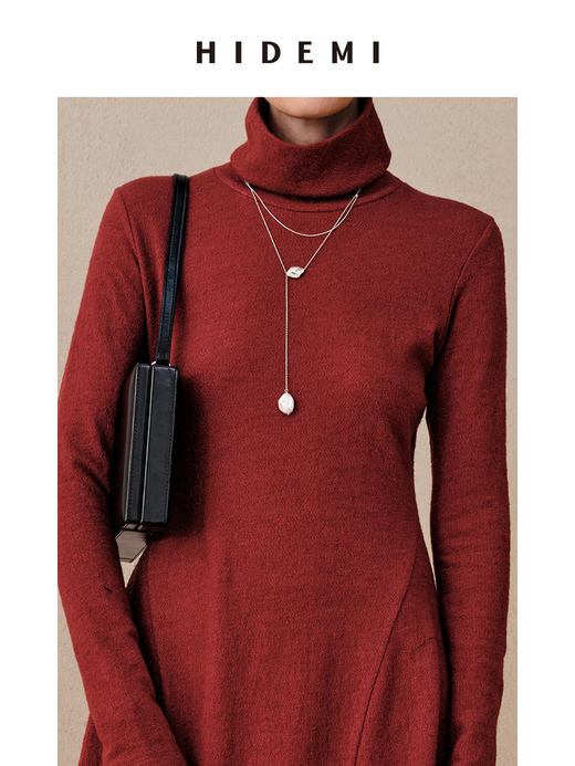 HIDEMI 异形珍珠设计感长款项链 商品图3