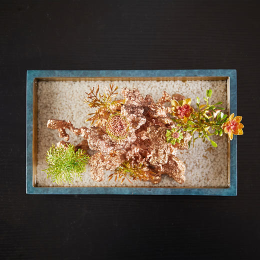 朱府铜艺 山花烂漫&大师亲制意铜系列家居高端纯铜摆件工艺品盆景 商品图3