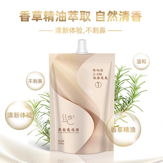 丝艺黄金质感烫无损烫持久定型【热烫陶瓷烫数码烫】全新升级配方 商品图3