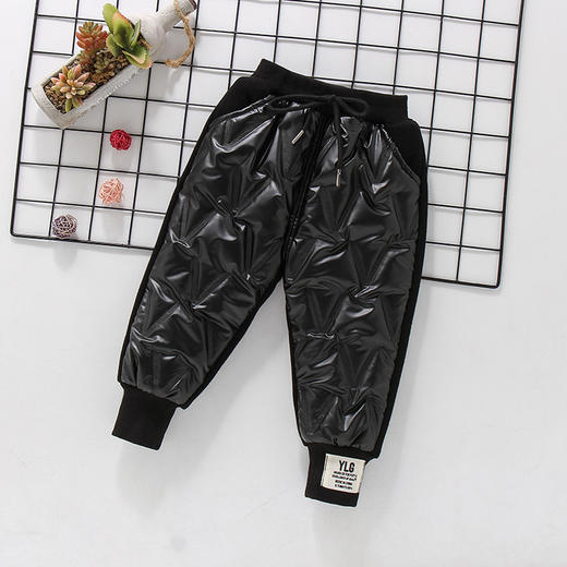 【聚暖锁温 简约洋气】冬季新款加绒加厚裤儿童裤子小童百搭休闲棉裤男童女童保暖裤童装 商品图7