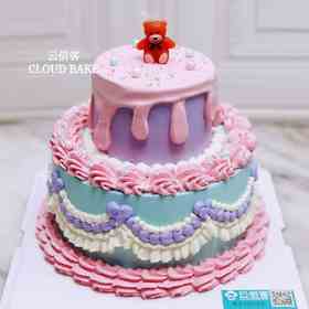 【复古小两层蛋糕】