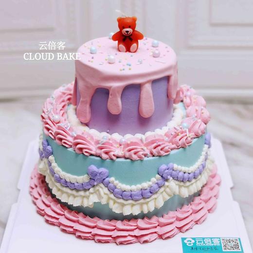 【复古小两层蛋糕】 商品图0