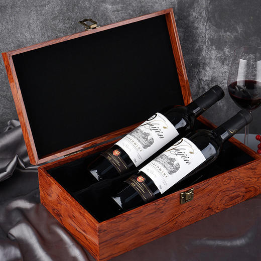 【2支礼盒装！法国干红葡萄酒】果香浓郁入口清新顺滑,佳选干红葡萄酒礼盒装2022虎年春节常备！七夕情人节健康伴手礼 商品图6