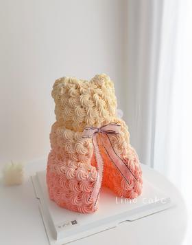 抱抱熊异形蛋糕