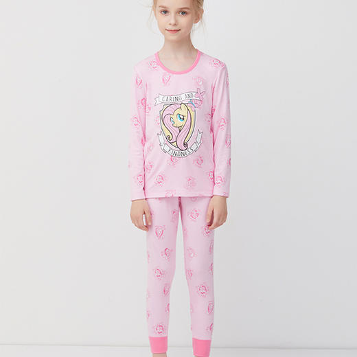 天空之城-AIMER KIDS-小马宝莉徽章宝莉女孩保暖套装 商品图0