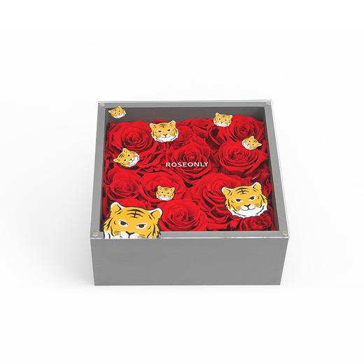 ROSEONLY诺誓 永生玫瑰-玫瑰公仔 幸福虎 虎年礼遇 商品图3