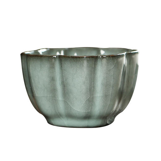 问鼎哥窑锦绣宋纹葵扇杯（缺货） 商品图4