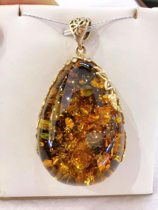 2F  SA琥珀   绿珀吊坠 商品图0