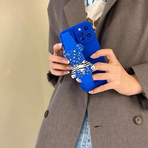 克莱因蓝暴力熊腕带华为p50手壳mate40/30pro硅胶nova8/7se软套 商品图1