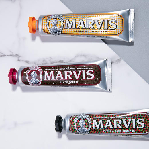 【可可推荐】Marvis玛尔仕 70年历史意大利国民品牌 牙膏中的“爱马仕” 清新口气 低泡护龈 预防龋齿 85ml 9种口味 商品图5